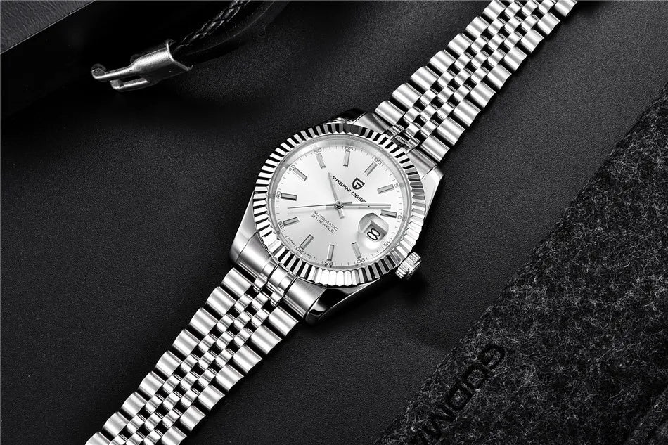 PAGANI DESIGN 40 mm Montre mécanique pour homme Mouvement japonais haut de gamme Montre automatique Montre de sport en acier inoxydable Montre étanche pour homme