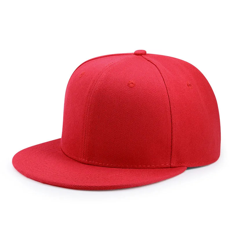 Casquette de baseball pour adulte à l'arrière fermé, pour petits tours de tête, femme et homme, modèle neutre, style hip-hop, casquette snapback, taille grande pour homme, casquette ajustée à visière plate, de 55 cm à 64 cm
