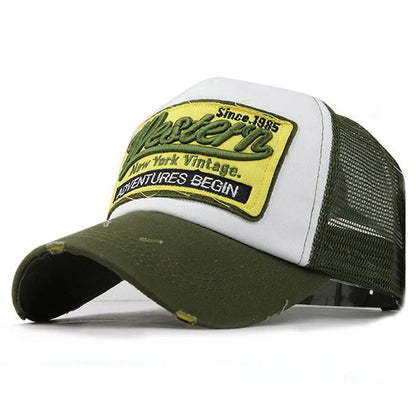 FS Brand Yellow Green Mesh Trucker Hat Summer Street Baseball Caps For Men Women Fashion Snapback Hip Hop Cap Gorra Hombre 2026