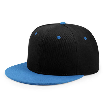 Engros 40 farver Justerbare flade snapback-kasketter med skygge Dame Mode Polyester Enfarvet baseballkasket Herre Hiphop Blank Sportskasket