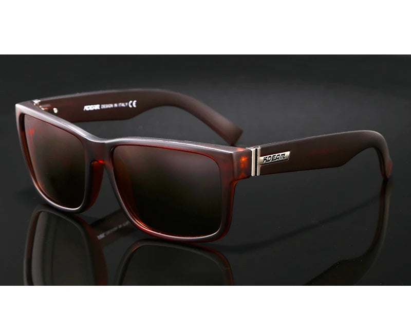 KDEAM Revamp Of Sport Men Sunglasses Polarized Shockingly Colors Sun Glasses Outdoor Driving Photochromic Sunglass With Box