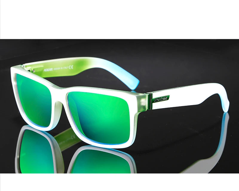 KDEAM Revamp Of Sport Men Sunglasses Polarized Shockingly Colors Sun Glasses Outdoor Driving Photochromic Sunglass With Box