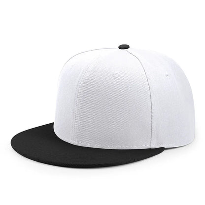 Engros 40 farver Justerbare flade snapback-kasketter med skygge Dame Mode Polyester Enfarvet baseballkasket Herre Hiphop Blank Sportskasket