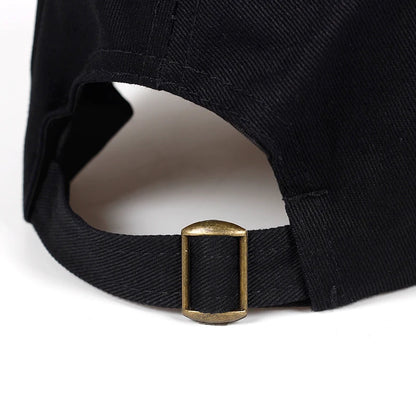 Casquette de baseball unisexe à motif brodé et design squelette, ajustable, pour le plein air, printemps et automne, chapeau décontracté de protection solaire