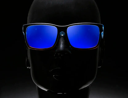 KDEAM Revamp Of Sport Men Sunglasses Polarized Shockingly Colors Sun Glasses Outdoor Driving Photochromic Sunglass With Box