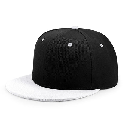 Engros 40 farver Justerbare flade snapback-kasketter med skygge Dame Mode Polyester Enfarvet baseballkasket Herre Hiphop Blank Sportskasket