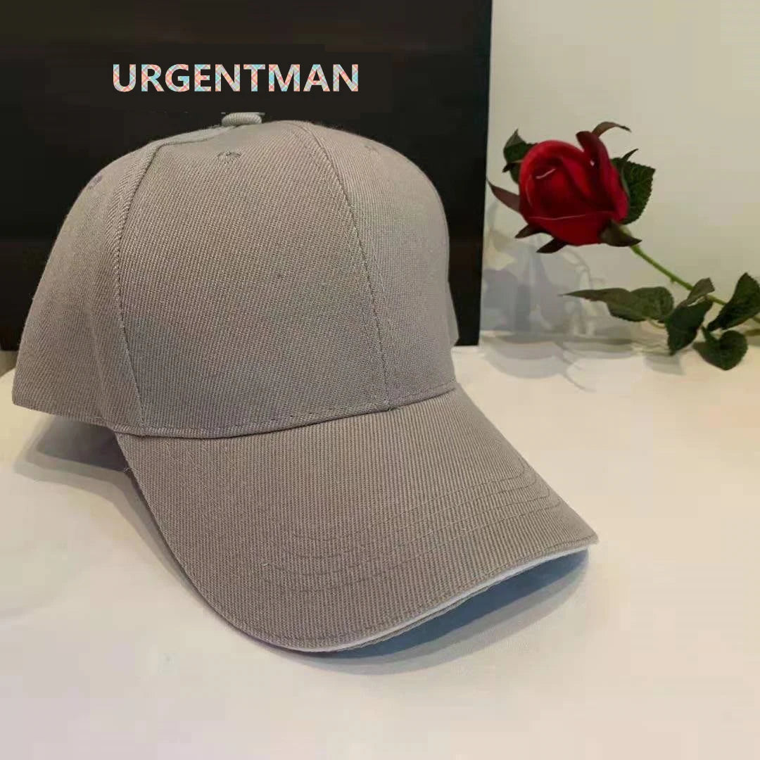 Unisex-kasket, afslappet, ensfarvet baseballkasket i akryl, justerbare kasketter til kvinder og mænd, hiphop-kasket, streetwear, dad hat, engros