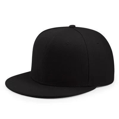 Engros 40 farver Justerbare flade snapback-kasketter med skygge Dame Mode Polyester Enfarvet baseballkasket Herre Hiphop Blank Sportskasket