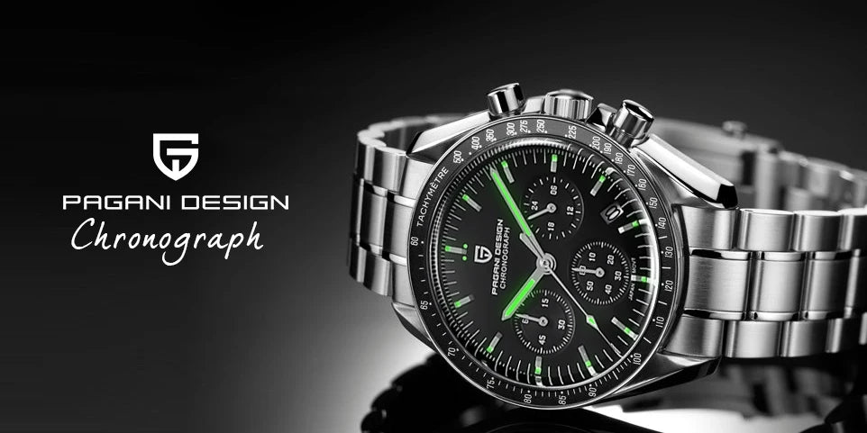 PAGANI DESIGN Planetary Series Saturn Light Tan  Quartz Watch Men Speed Chronograph AR Sapphire crystal Wristwatch Men 2026 New