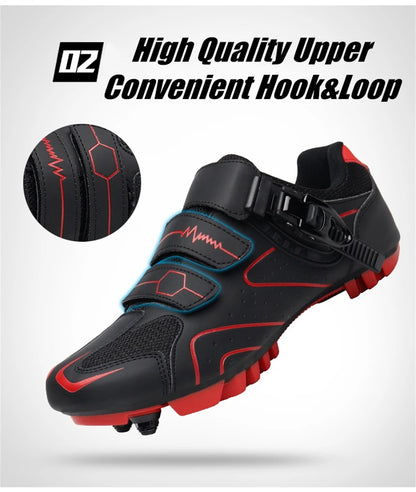 Professional Self-Locking Cycling Shoes Outdoor MTB Pedal Bicycle Shoes Non-Slip Sneakers Racing Road Speed Bike SPD Cleat Shoes
