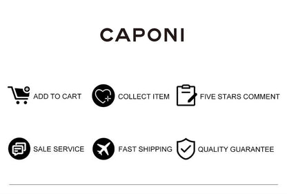 CAPONI New Sunglasses Clip For Men Square Polarized Photochromic Glasses Clip Flipped Up Protect Eyes Light Clip On Frame BS1103