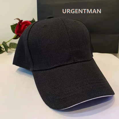 Unisex-kasket, afslappet, ensfarvet baseballkasket i akryl, justerbare kasketter til kvinder og mænd, hiphop-kasket, streetwear, dad hat, engros