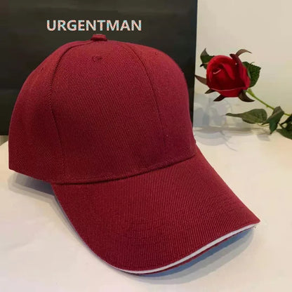 Unisex-kasket, afslappet, ensfarvet baseballkasket i akryl, justerbare kasketter til kvinder og mænd, hiphop-kasket, streetwear, dad hat, engros
