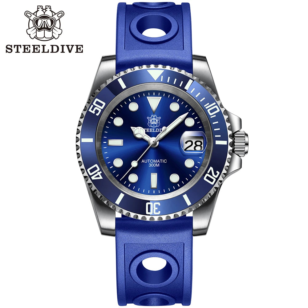 SD1953 Steeldive Brand 2022 Men Mechanical Wristwatch 41mm Stainless Steel Men Watch NH35 Sapphire Glass Men Watches