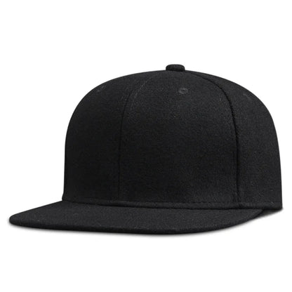 Dad Winter: cappellini hip hop in feltro con visiera piatta, cappellini da baseball in feltro, taglie forti per uomini corpulenti, cappellini snapback aderenti, 56 cm, 58 cm, 60 cm, 62 cm, 64 cm