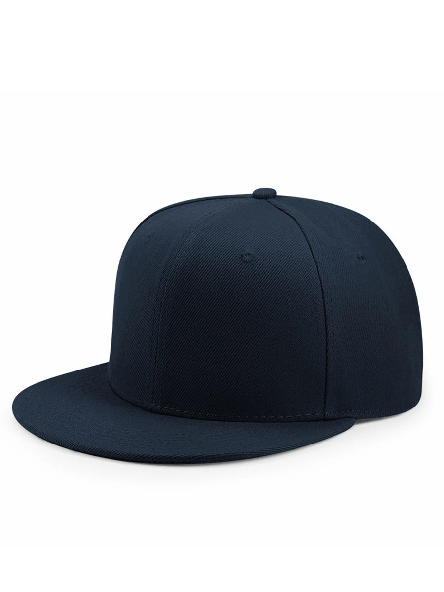 Casquette de baseball pour adulte à l'arrière fermé, pour petits tours de tête, femme et homme, modèle neutre, style hip-hop, casquette snapback, taille grande pour homme, casquette ajustée à visière plate, de 55 cm à 64 cm