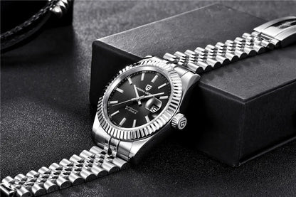 PAGANI DESIGN 40 mm Montre mécanique pour homme Mouvement japonais haut de gamme Montre automatique Montre de sport en acier inoxydable Montre étanche pour homme