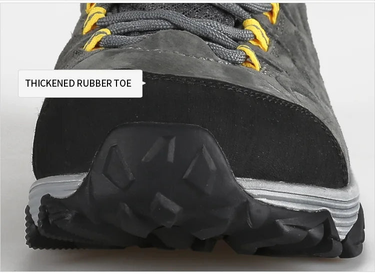 HUMTTO Waterproof Sneakers for Men Hiking Shoes Leather Trekking Boots Women Camping Hunting Mens Mountain Tactical Ankle Boots