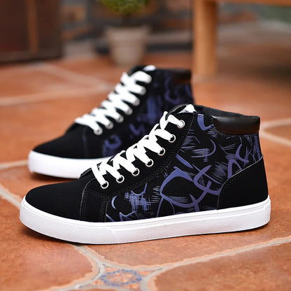 Scarpe casual da uomo per skateboard, sneakers alte sportive da uomo, scarpe outdoor traspiranti per camminata urbana, 48, Chaussure Homme 47