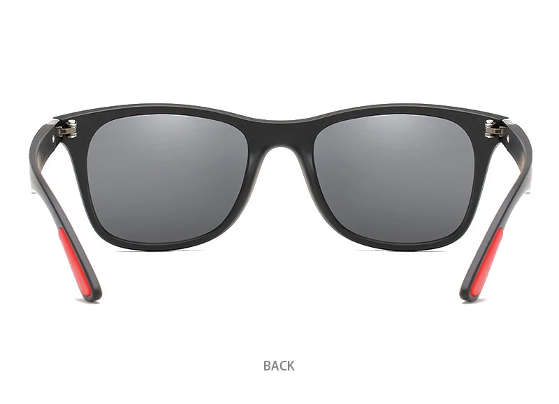 Hot Sale Polarized Sunglasses Men Women Classic Square Plastic Driving Sun Glasses Male Fashion Black Travelling Shades UV400