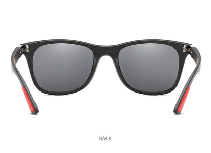 Hot Sale Polarized Sunglasses Men Women Classic Square Plastic Driving Sun Glasses Male Fashion Black Travelling Shades UV400