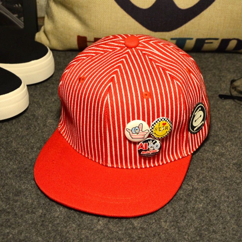 Cappellino da baseball per bambini: versione coreana alla moda per bambine, abbinabile a tutto, cappellini parasole; cappellini da strada per ragazzi, alla moda e hip-hop