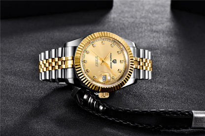 PAGANI DESIGN 40 mm Montre mécanique pour homme Mouvement japonais haut de gamme Montre automatique Montre de sport en acier inoxydable Montre étanche pour homme