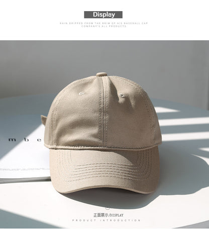 Custom Logo Cotton Soft Top Baseball Cap For Women Men Classics Simple Adjustable Dad Hat Outdoor Sport Dad Hats Wholesale