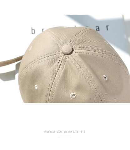 Custom Logo Cotton Soft Top Baseball Cap For Women Men Classics Simple Adjustable Dad Hat Outdoor Sport Dad Hats Wholesale