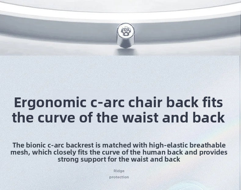 Scaun de birou ergonomic pentru computer, birou, activitate sedentară, studiu, mahjong, conferințe și cămin