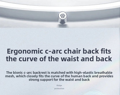 Scaun de birou ergonomic pentru computer, birou, activitate sedentară, studiu, mahjong, conferințe și cămin