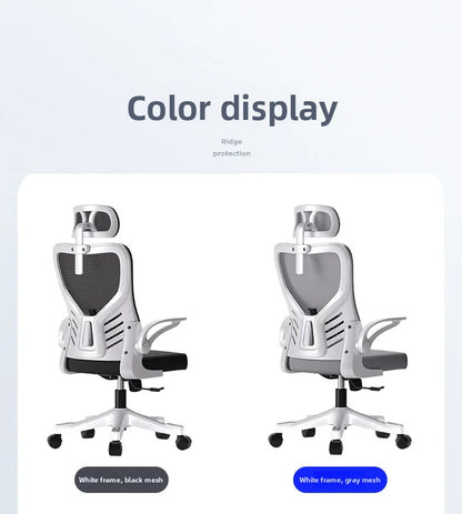 Scaun de birou ergonomic pentru computer, birou, activitate sedentară, studiu, mahjong, conferințe și cămin