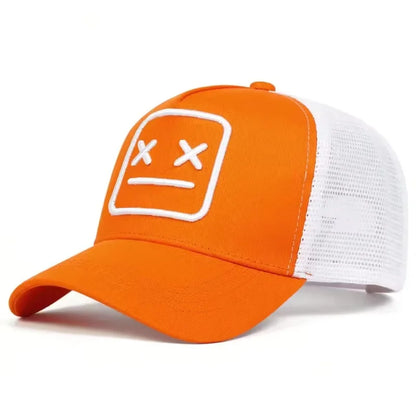 Casquettes de baseball unisexes XX brodées, à filet, ajustables, décontractées, pour le printemps et l’été, avec protection solaire