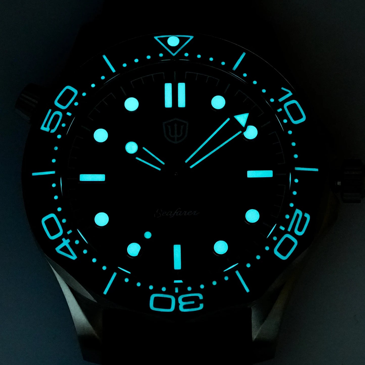Watchdives 42mm Titanium Dive Watch NTTD VH31 Sweep Second Quartz Movement 200m Waterproof Super Luminous Men Watches