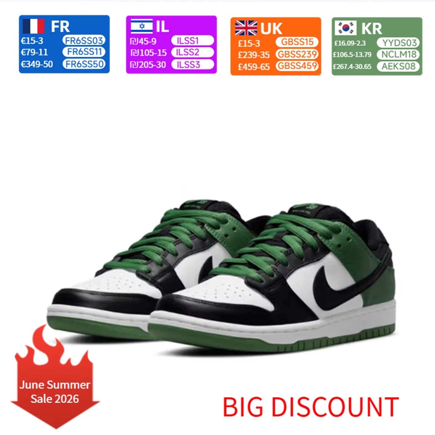 Nike Dunk SB Unisex Skateboarding Shoes Classic Retro Style Padded Collar BQ6817-302