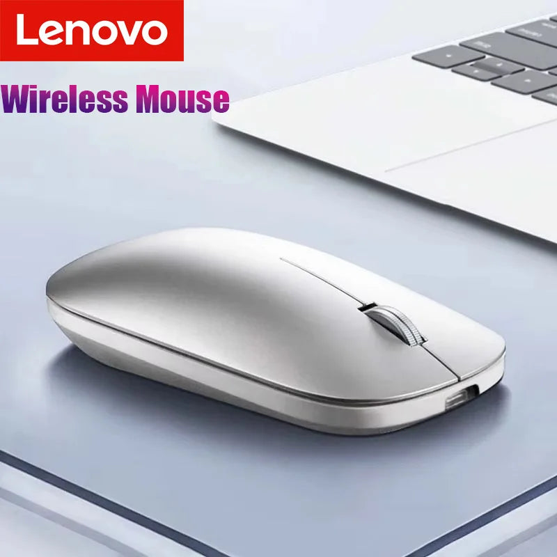 Lenovo Bluetooth Wireless Mouse 2.4G Dual Mode DPI Adjustable Type-C Rechargeable Silent Ergonomic Portable Office Mouse 2026 ﻿