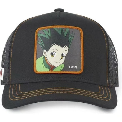 Casquette Hunter X Hunter d'été, casquette de baseball snapback pour homme, brodée, style hip-hop, visière pare-soleil, casquette trucker ajustable en maille