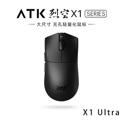 ATK X1 Series Wireless Bluetooth Mouse Paw3950/Ultra 8k Lightweight 49g Three Mode Mouse Fps Gamer Mouse Custom Gift