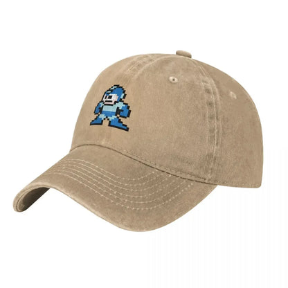 Megaman 8bits Baseballová čepice Nová Čepice roztomilá Vintage Luxusní čepice Pánská Dámská