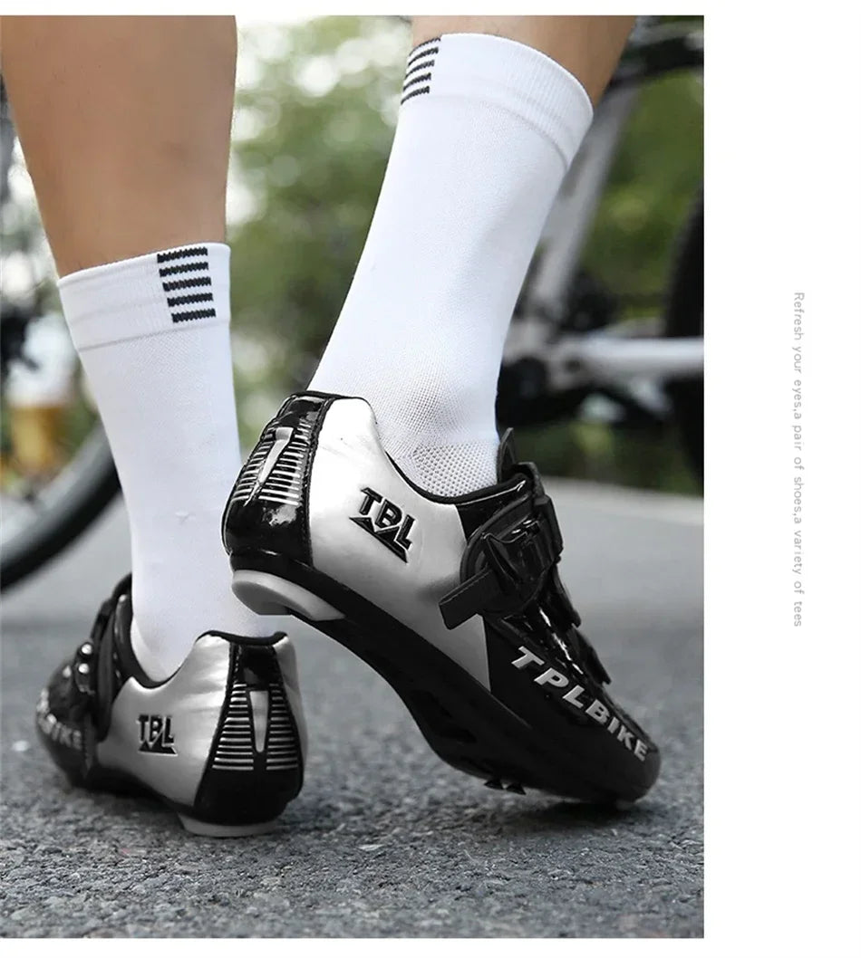 Unisex Cycling Sneakers Road Women Cycling Shoes Nonslip Men Mountain Bike Shoes Racing SPD Outdoor Zapatillas Ciclismo Mtb