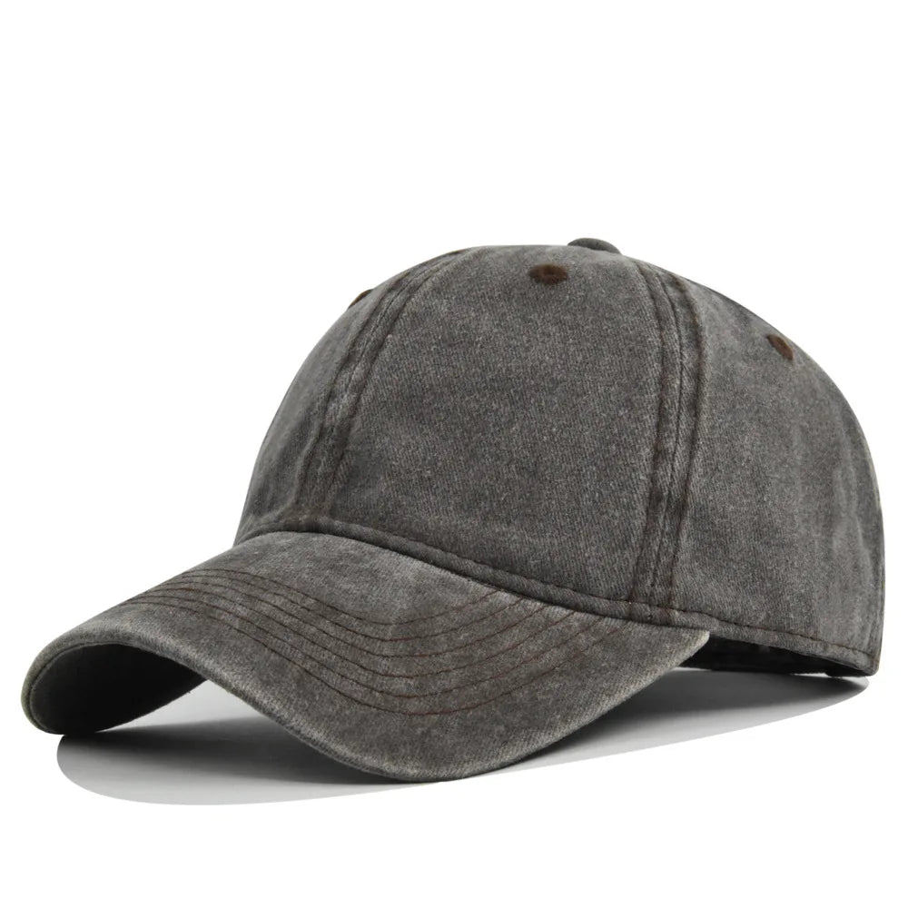 Retro Washed Cotton Baseball Cap Men Women Snapback Hat y2k Hip Hop Caps Solid Color Hat Bone Casquette Outdoor Casual Sport hat