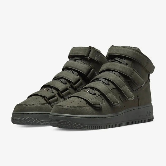 Nike Official Authentic Air Force 1 Unisex High-Top Sports Sneakers with Velcro DM7926-300