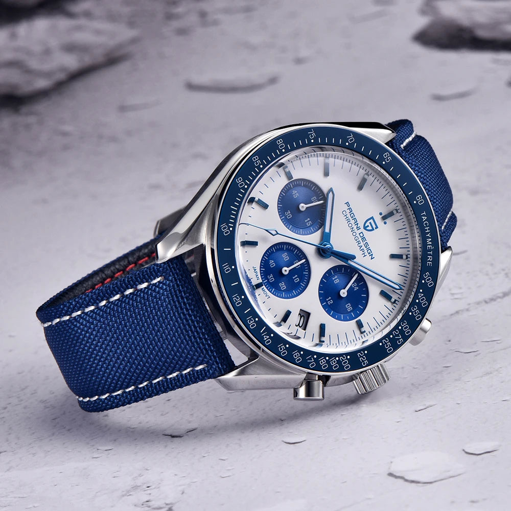 PAGANI DESIGN 2026 New Moon Watch For Men Quartz Multifunction Chronograph Sports Mens Watches Top Brand Luxury Sapphire Mirror