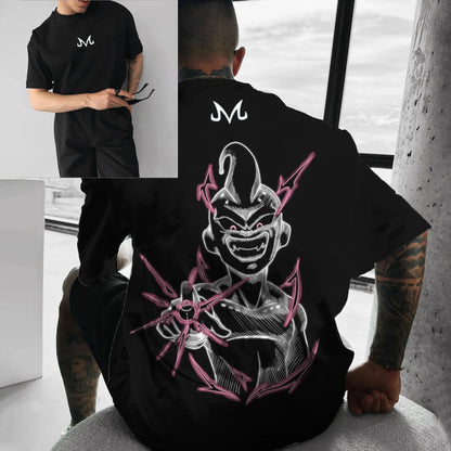 T-shirt en coton à manches courtes imprimé Dragon Ball Z : Son Goku et Vegeta – Vêtements pour hommes et femmes – Style Harajuku, Y2K, vintage, streetwear d'été