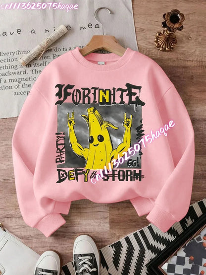 Nuove felpe Fortnite per bambini con cappuccio, stampa personaggi cartoon del gioco, top casual autunnali, abbigliamento invernale per bambini e neonati maschi