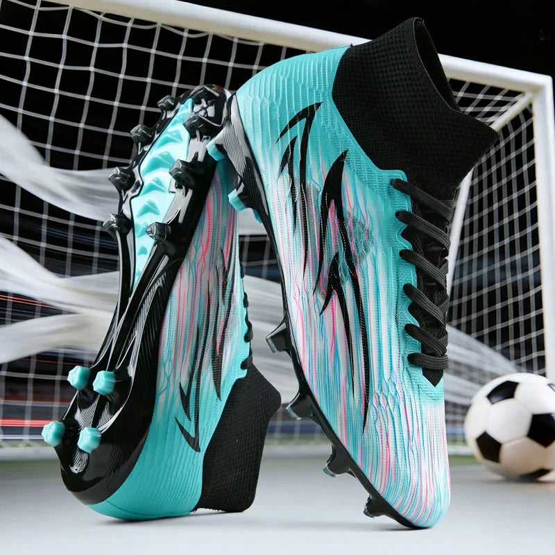 Nouvelles chaussures de football pour hommes, chaussures d'entraînement professionnelles, baskets de match, chaussures de football ultralégères, chaussures de sport pour l'extérieur, antidérapantes, unisexes