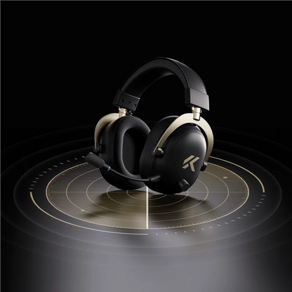 MCHOSE V9 Turbo + Wireless Gaming Headset 60mm 7.1 Surround Sound Professional Esports Headphones With RGB Charging Base