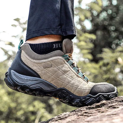Scarpe da trekking HUMTTO da uomo, sneakers invernali di lusso firmate per arrampicata e trekking, scarpe da uomo in pelle per sport outdoor e lavoro 110282A