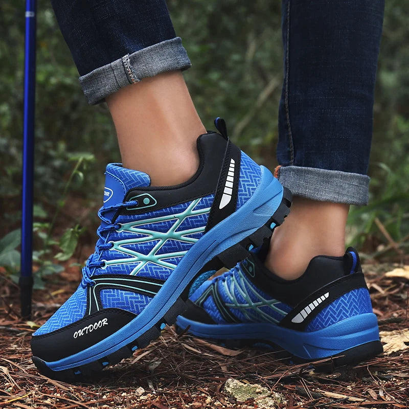 Scarpe da trekking da uomo Brand in mesh traspirante, scarpe da viaggio outdoor impermeabili per caccia e pesca, scarpe sportive da montagna, fuoristrada e riding
