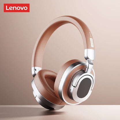 Lenovo LE602 Bluetooth 6.0 Over-Ear Headsets HiFi Stereo Sound Fashionable Music Earphones ENC HD Call Wireless Wired Headphones